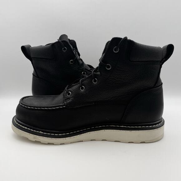 Irish Setter Men Ashby 6" Ankle Work Boot US 10 D Black Leather Aluminum Toe NIB - Picture 7 of 12